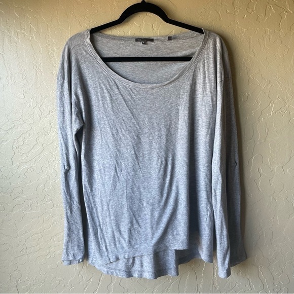 Vince Grey Long‎ Sleeve Tee - Picture 2 of 6